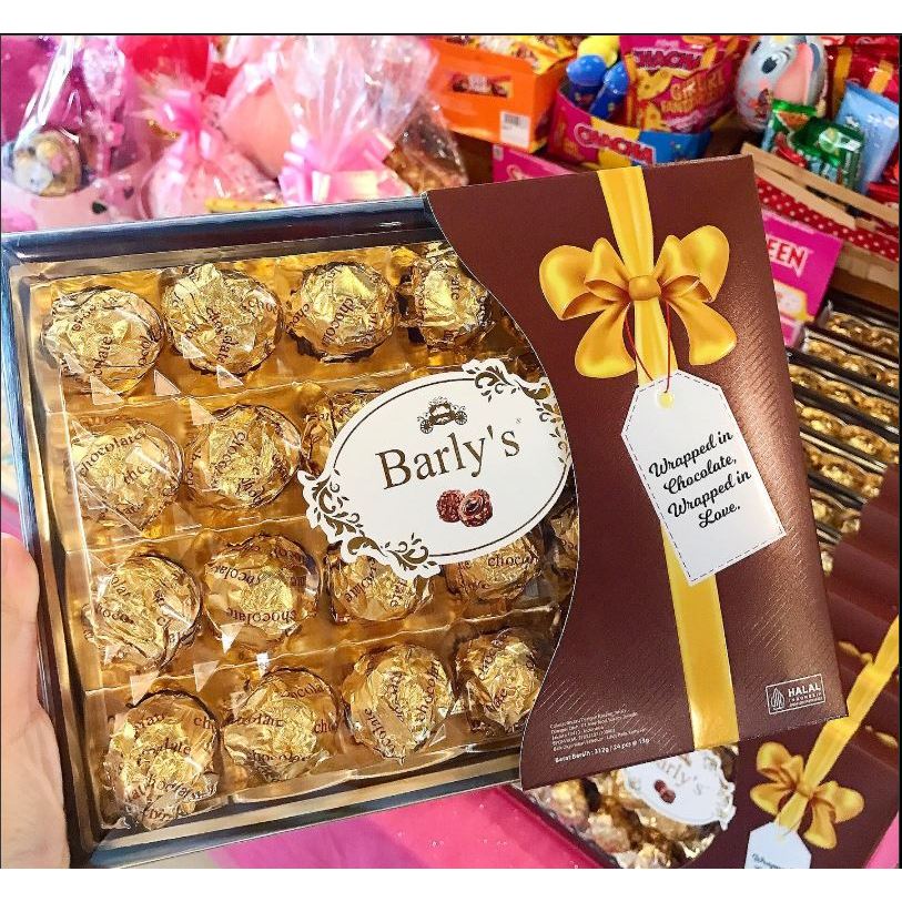 

BARLY'S Chocolate Peanut Balls 24pcs 312gr chocolate gift box