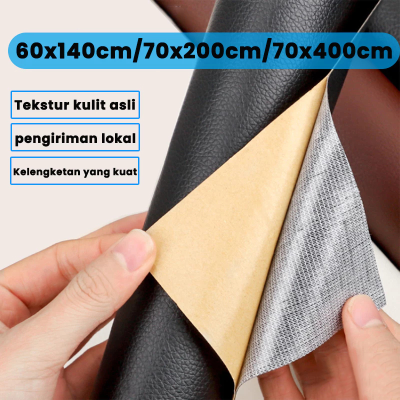 【Restorasi Kulit】70*200cm Perekat Ekstra Kuat Leather Perbaikan Repair Bahan Kulit Yang Rusak Kulit 