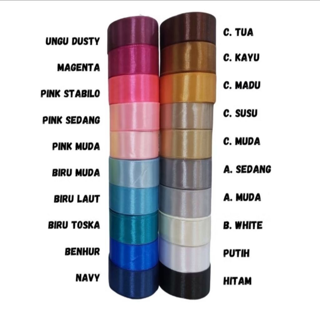 

PITA SATIN 1,5 inch = 4 cm