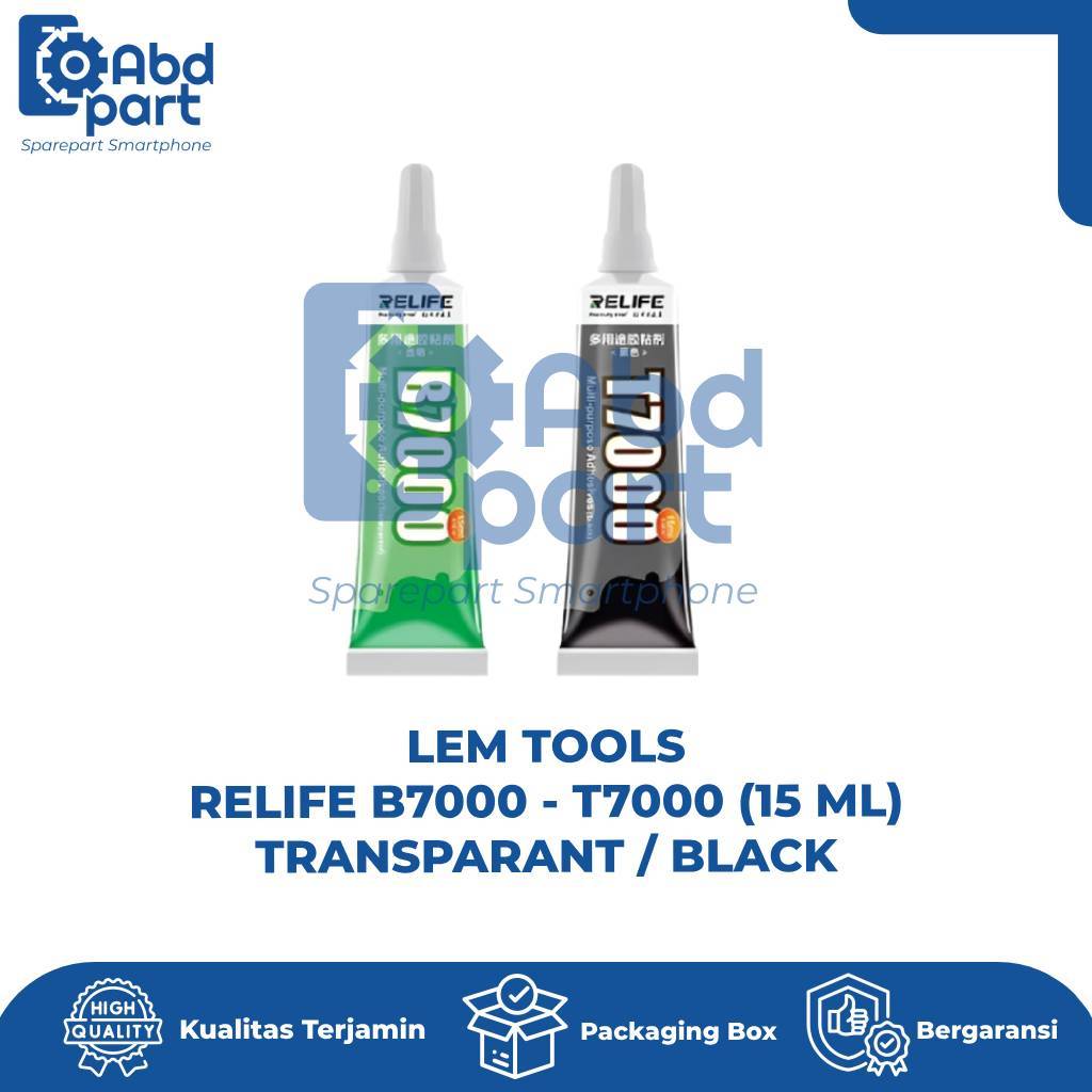 

LEM TOOLS RELIFE B7000 - T7000 15ML (TRANSPARAN / BLACK)