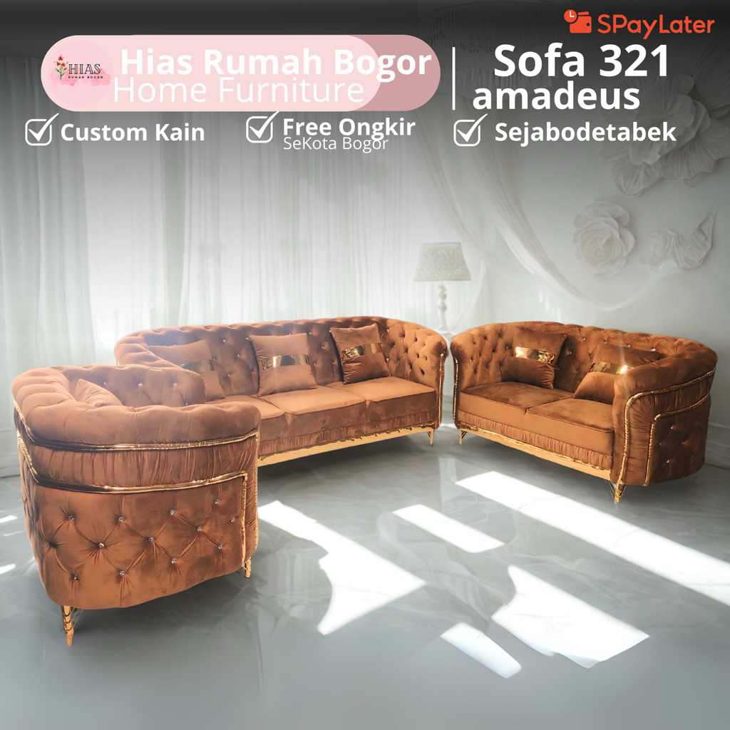 sofa 321 amadeus / sofa turki/sofa mewah