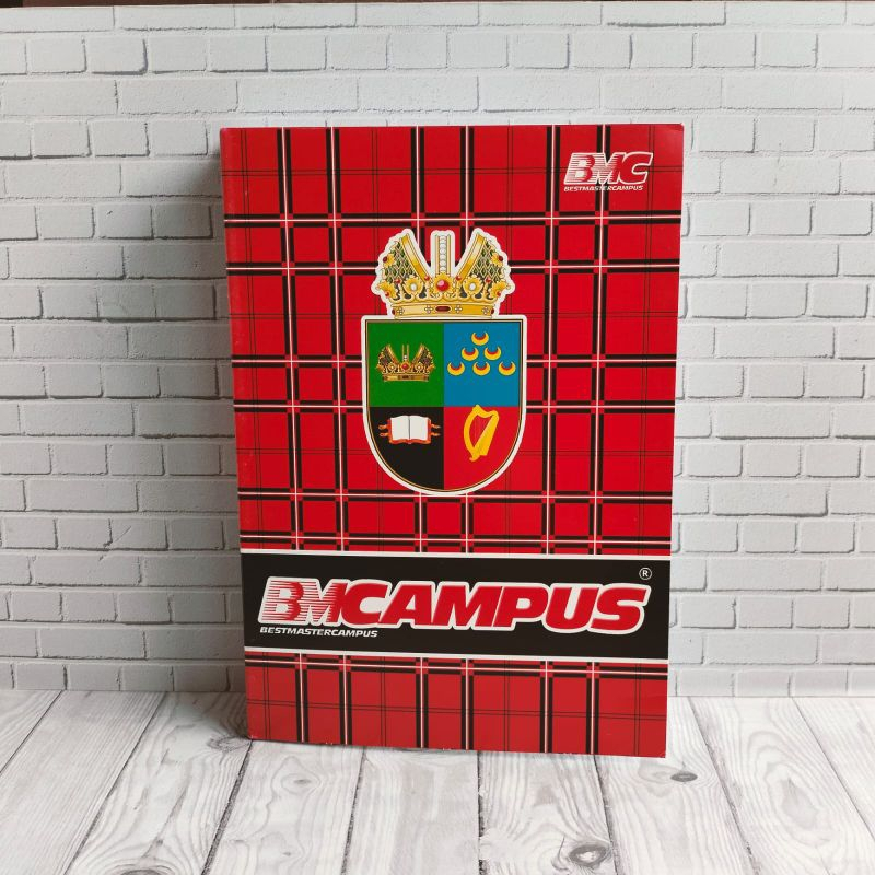 

Ay00! (10Pc) Buku Tulis Kampus Merek BMC Isi 50 Lembar PANJANG BESAR