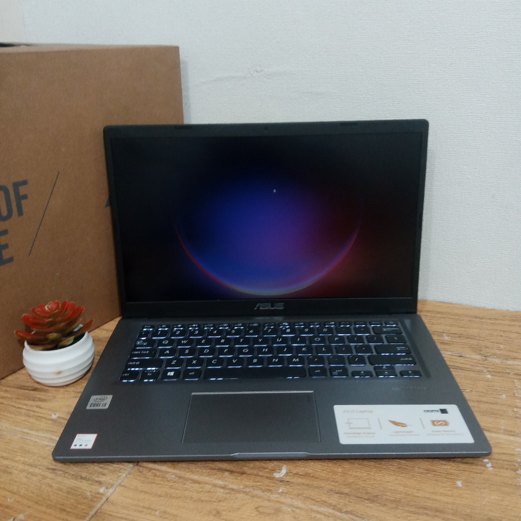 LAPTOP SECOND ASUS VIVOBOOK A416J CORE I3-10th RAM 4GB SSD 256GB LAYAR 14"INCH-FHD LIKENEW GARANSI