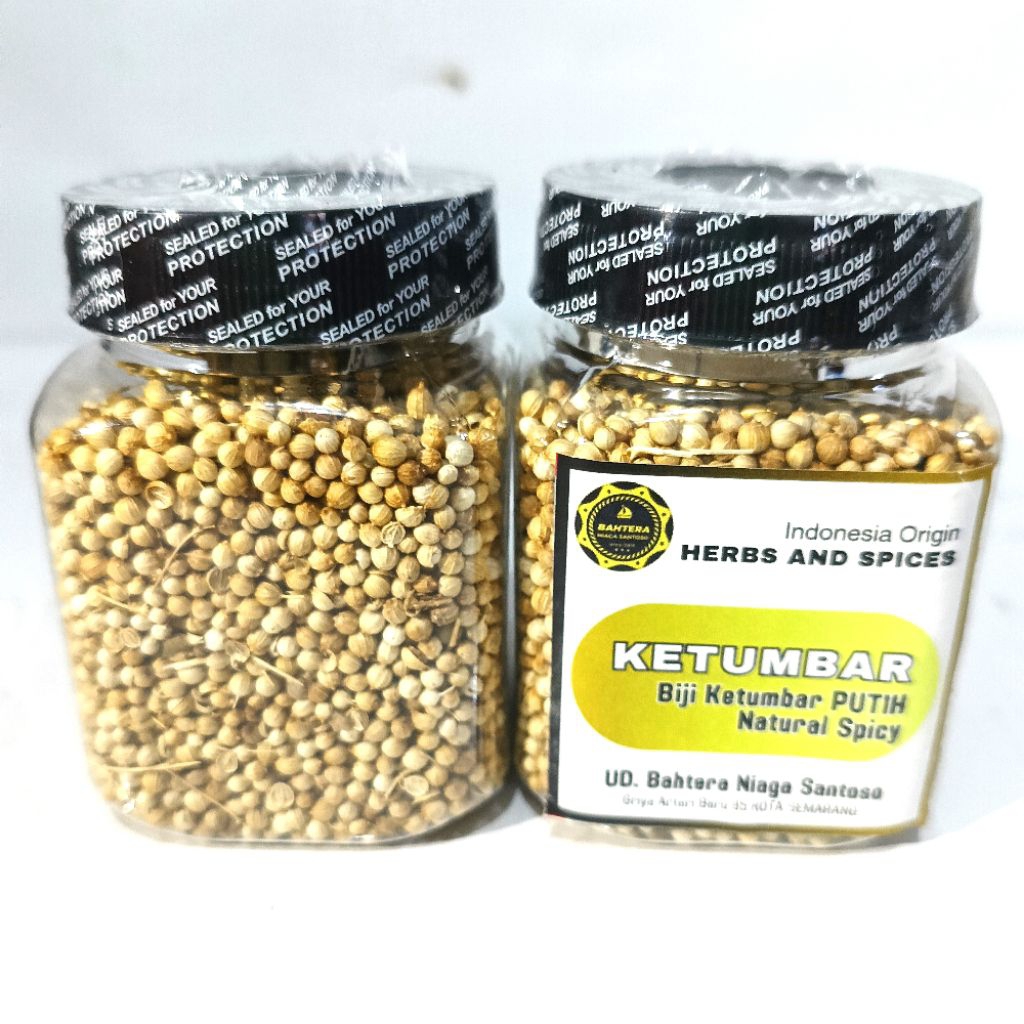 

Ketumbar Putih Organik Biji Utuh Ketumbar Rempah-Rempah Asli Nusantara Berkualitas Premium Aroma Kuat dan Segar Kemasan Botol Bumbu 200ML