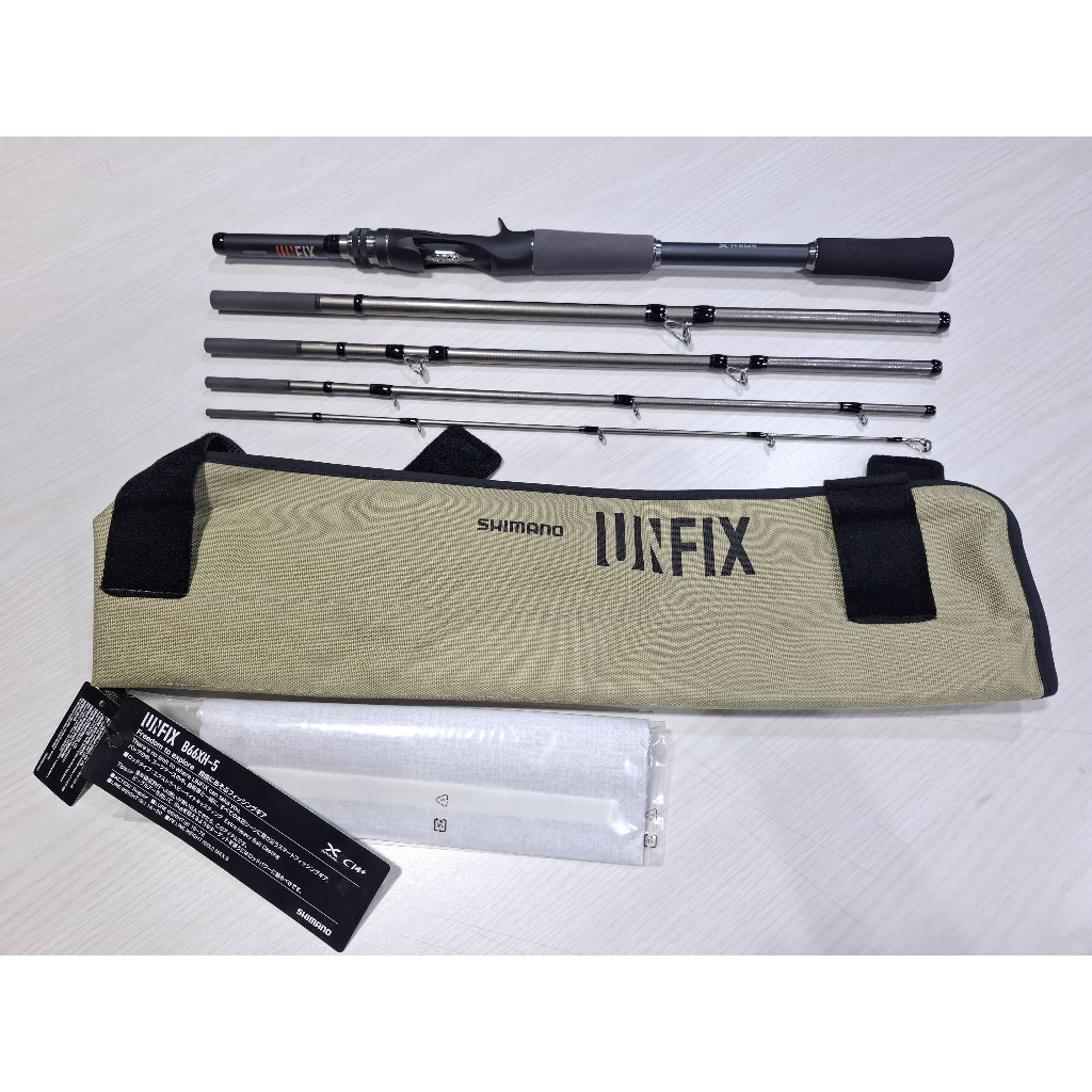 JORAN SHIMANO 2024 UNFIX / Joran Baitcasting PE 5 Travel Rod / Joran Baitcasting Sambung 5