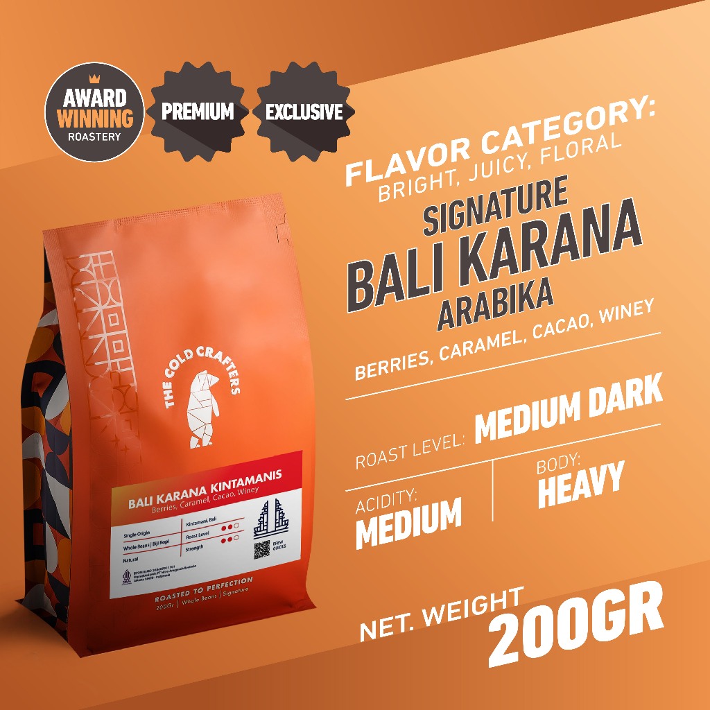 

Bali Natural Karana Kintamanis Arabica Grade 1 Biji Kopi Roasted Beans