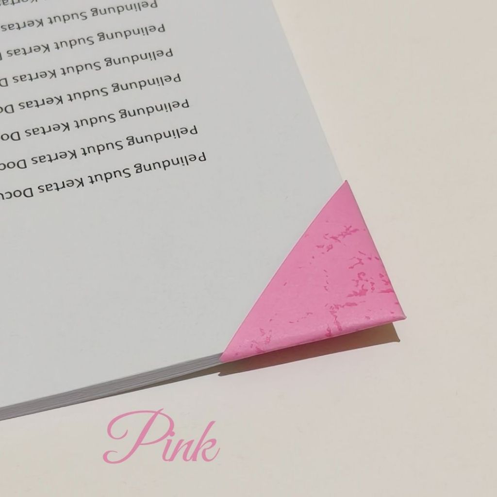 

Pelindung Sudut Kertas / Siku Kertas Isi 100pcs PINK