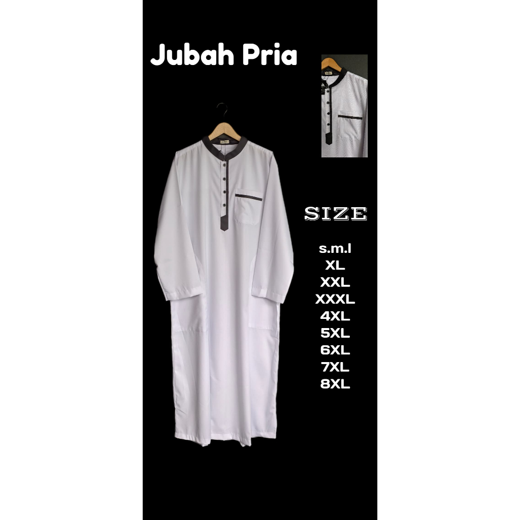 Gamis pria dewasa / Jubah pria dewasa/gamis arab pria