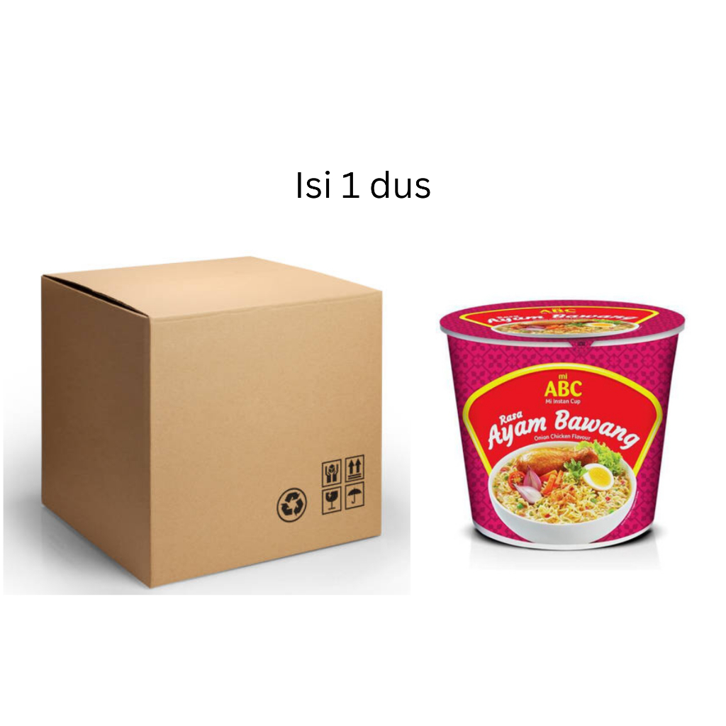 

ABC Mie Cup 60g – Rasa Ayam Bawang, Praktis & Lezat!