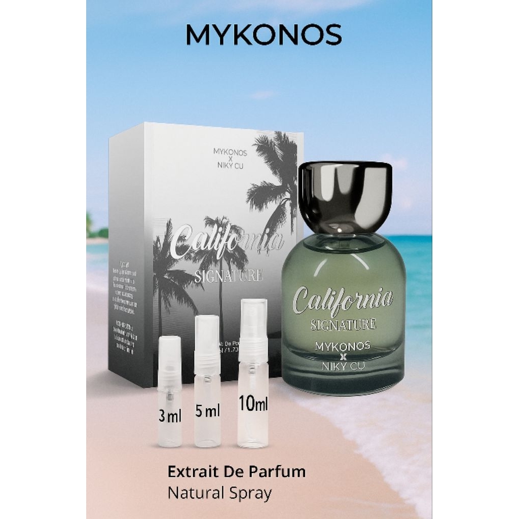 Decant/decant mykonos california signature og 3ml, 5ml, 10ml