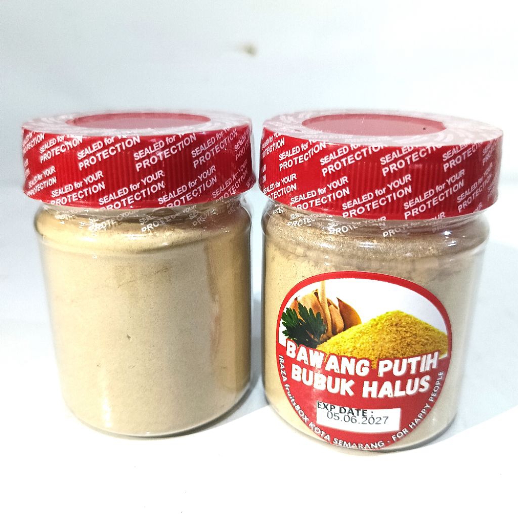 

Bawang Putih Bubuk Premium Aroma Wangi Kuat Rasa Masakan Lebih Gurih Bumbu Rempah Nusantara Berkualitas Kemasan Praktis Botol Bumbu Dapur 120ML