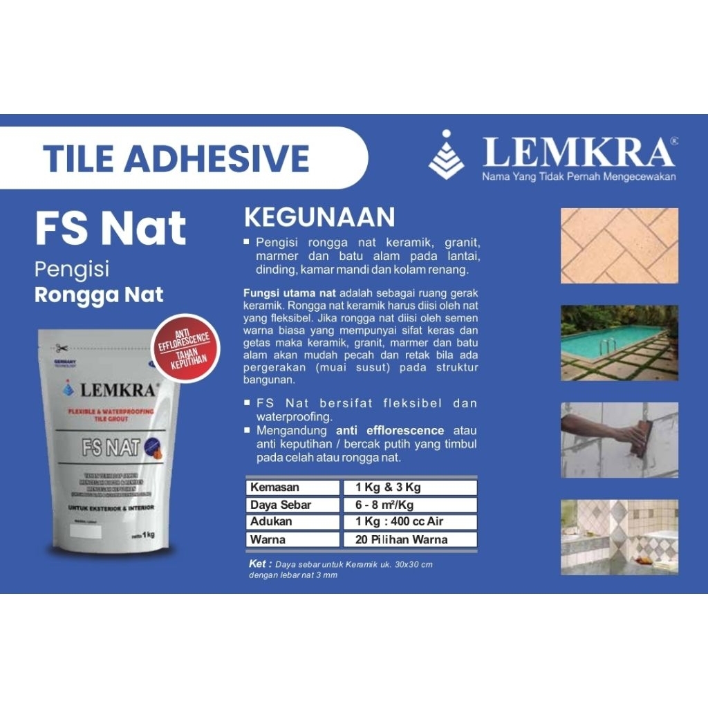 PENGISI RONGGA NAT FS NAT MEREK LEMKRA UKURAN 1KG