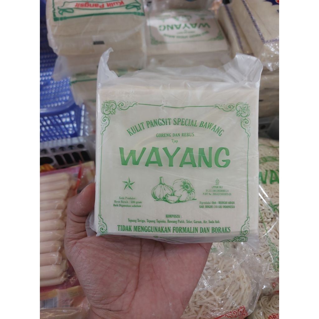 

kulit pangsit spesial goreng dan rebus