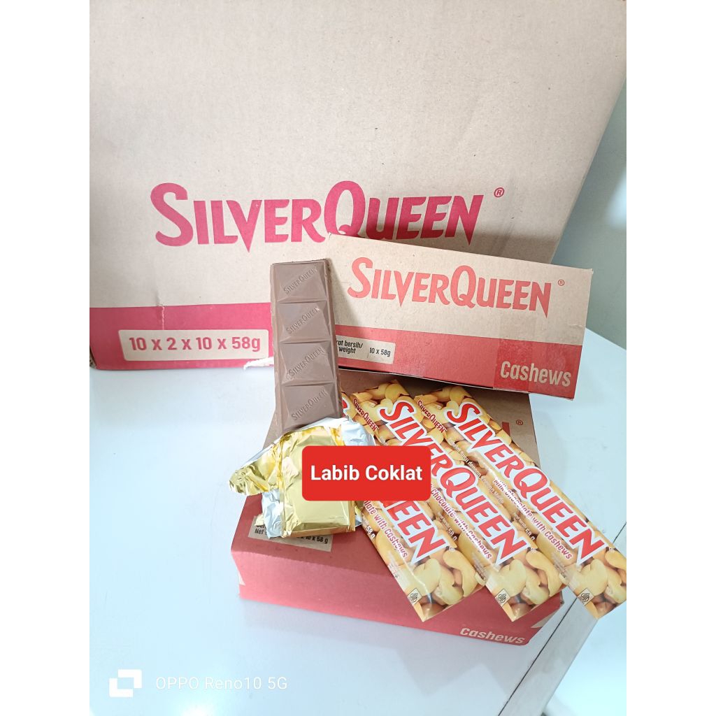 

SILVERQUEEN CASHEW MEDE 55gr x 10 PCS