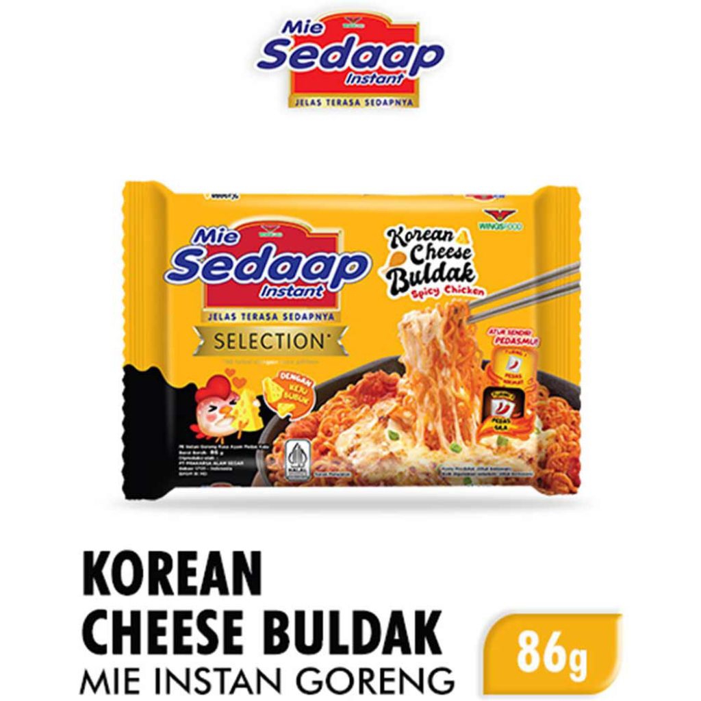 

Mie Sedaap Mie Instant Goreng Korean Cheese Buldak 86g