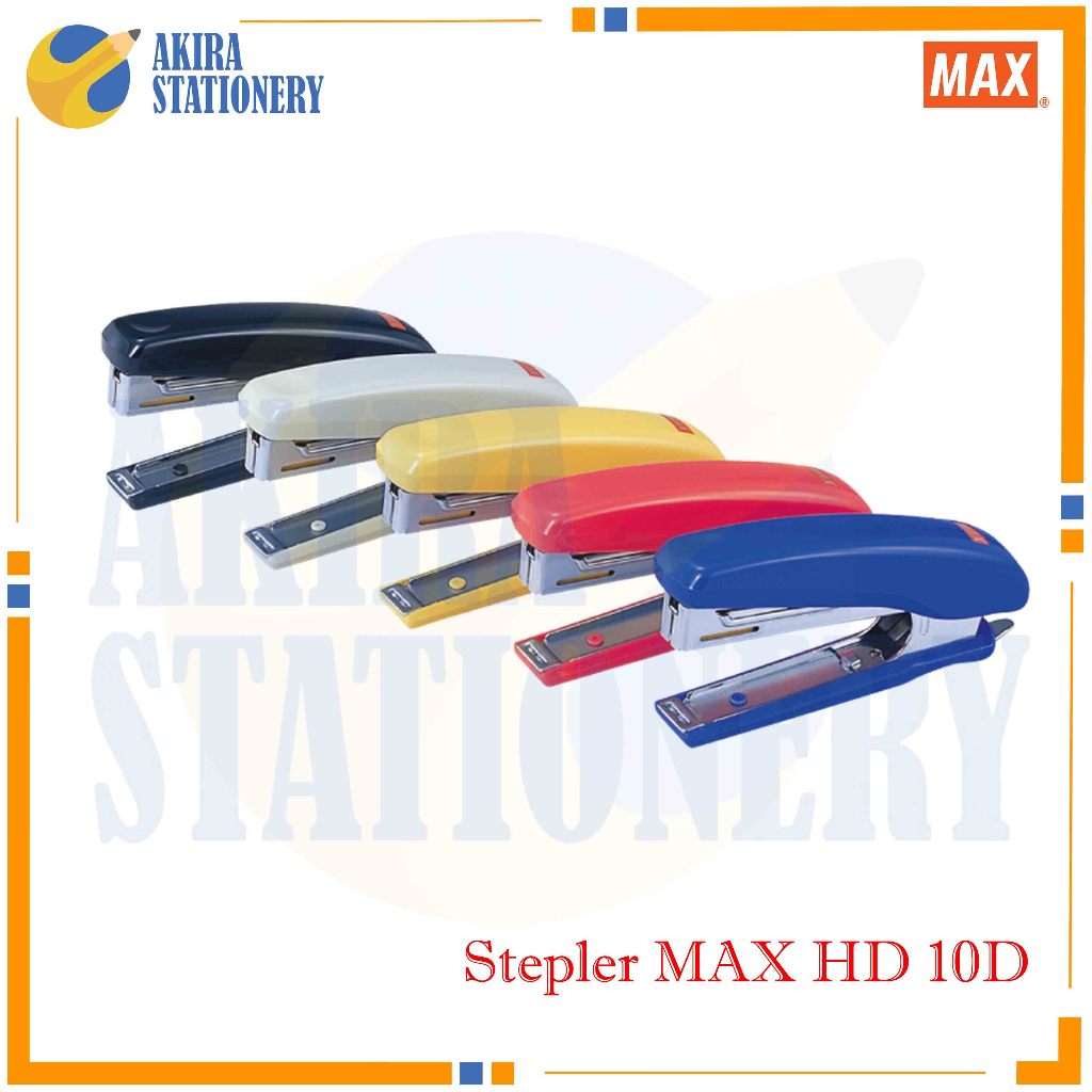 

Stapler MAX HD 10 D / Mesin Staples Kecil HD 10D / Jepretan Max HD10 Double / Hecter Kertas HD-10D ( 1 PCS )