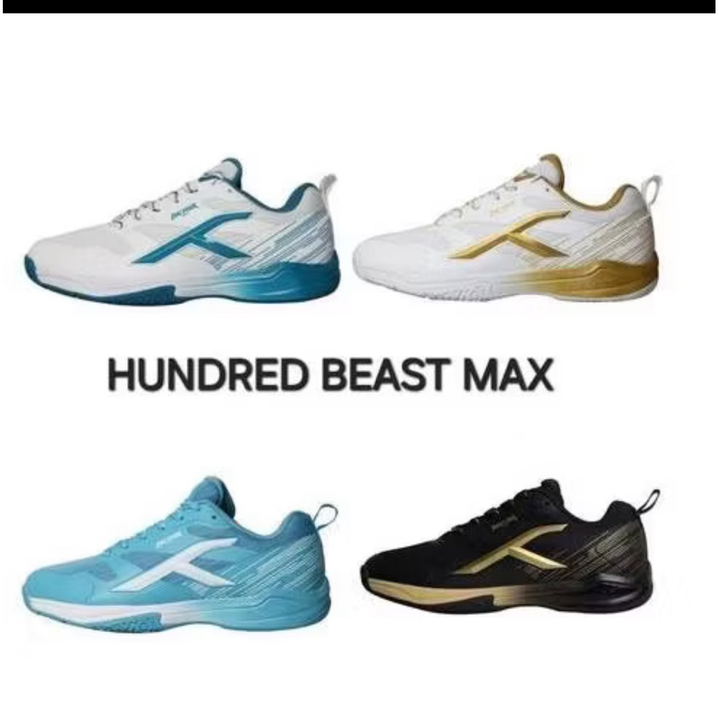 Sepatu Badminton Hundred Beast Max HUNDRED Original