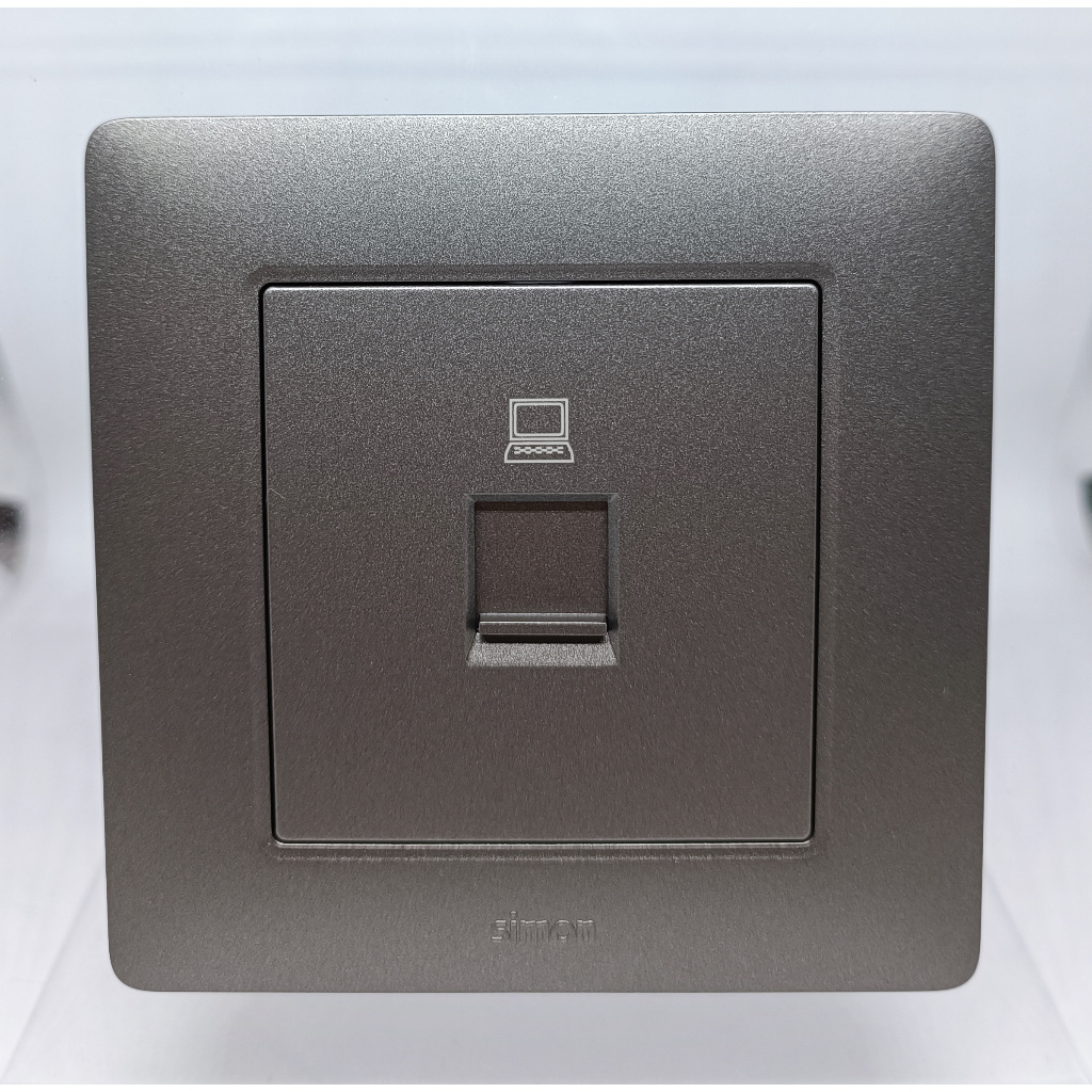 SIMON E35 GREY OUTLET DATA CAT 6 RJ 45