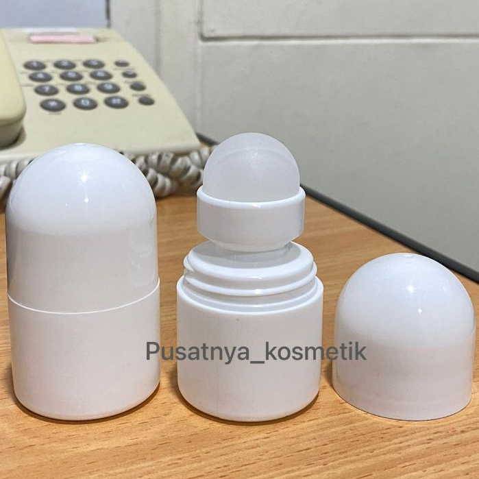 Botol Deodorant Roll On 30ml Putih