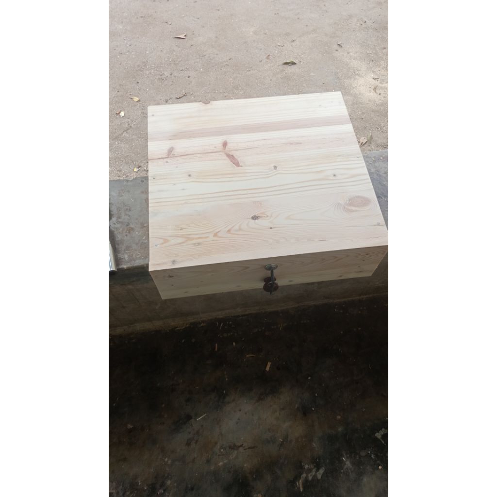 laci uang kasir kayu jati Belanda