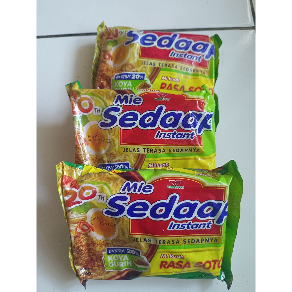 

Mie sedaap instan rasa Soto (PAKET HEMAT)