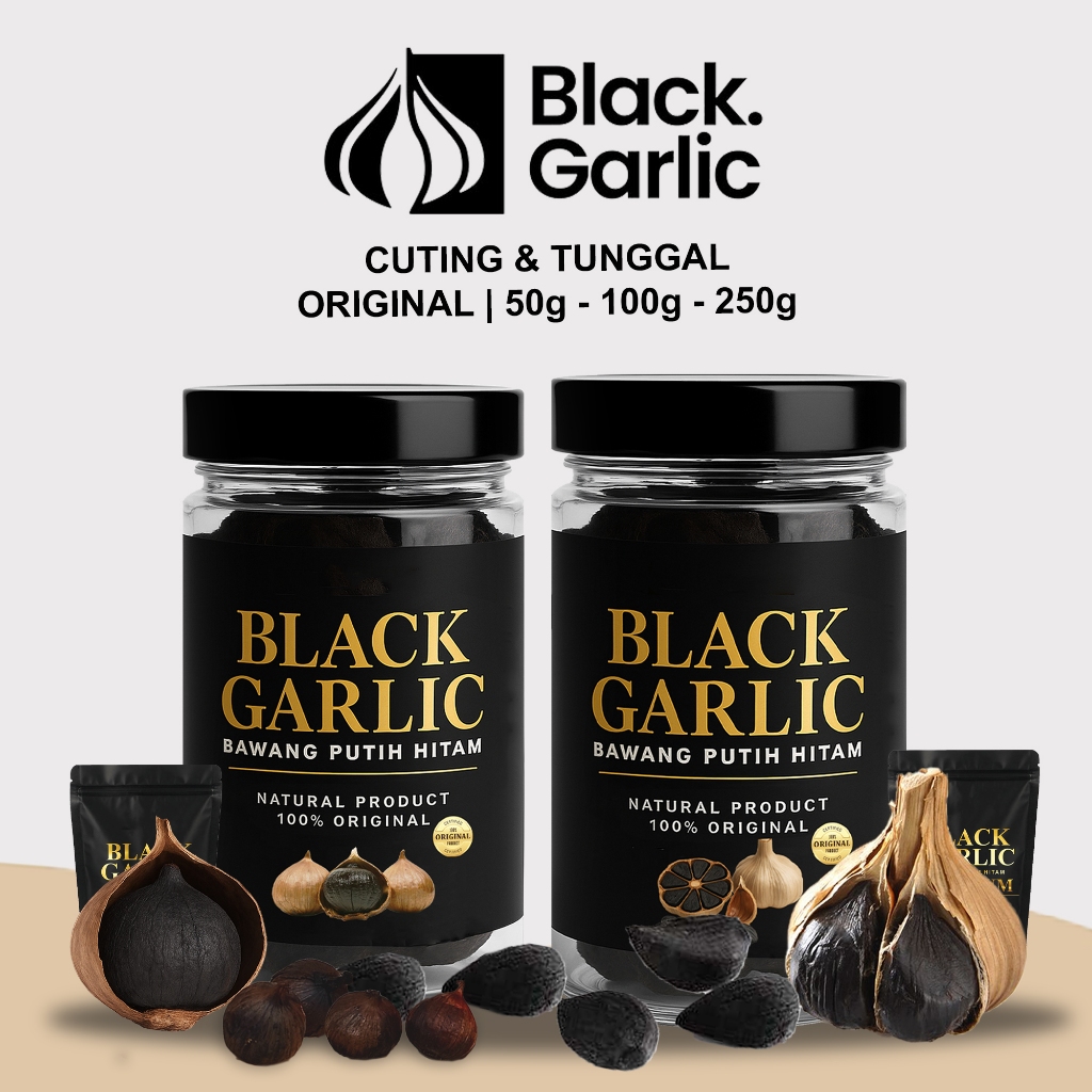 

BAWANG HITAM BLACK GARLIC | Black Garlic Bawang Tunggal & Cuting Obat herbal berbagai macam manfaat