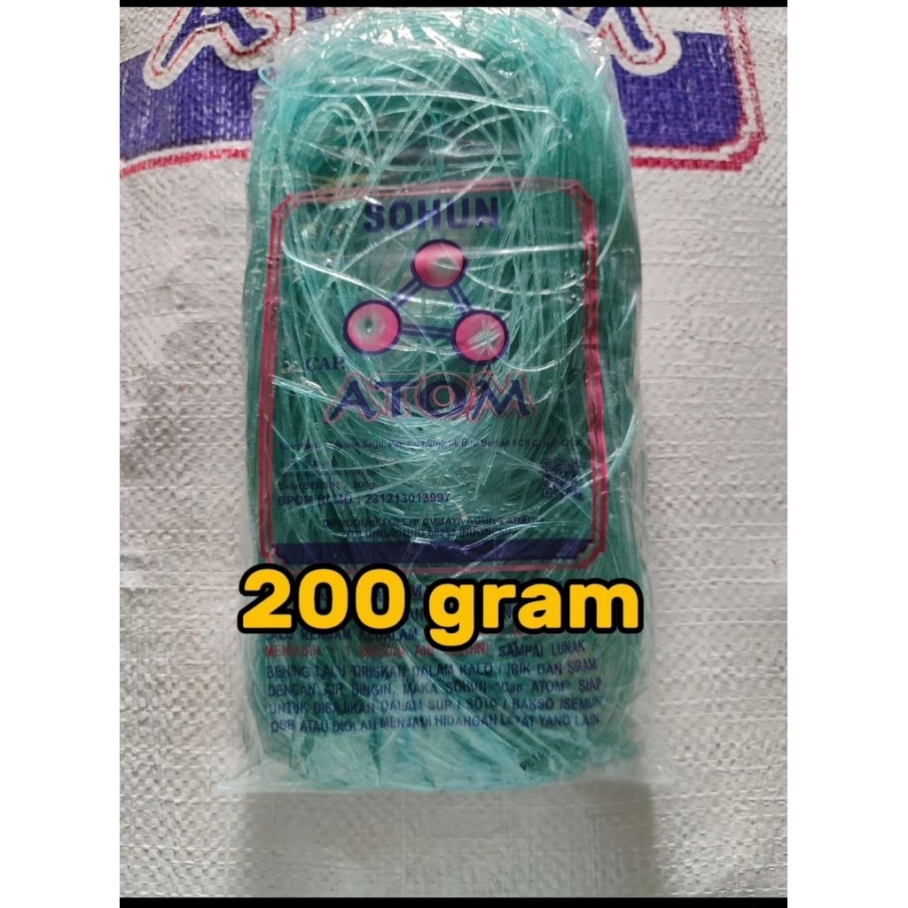

mie sohun merk atom 200 gram