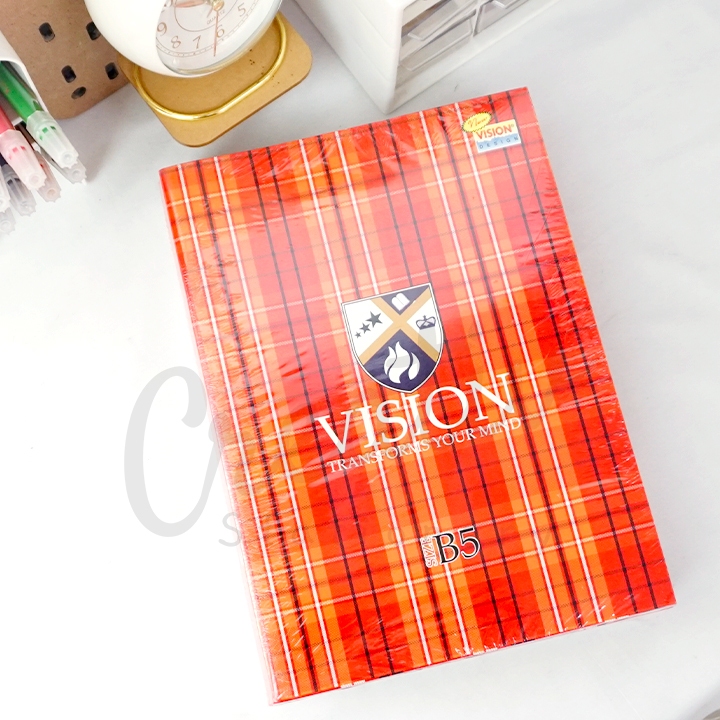 

Vision Buku Tulis B5 50 Lembar Isi 10 Buku 17 x 25 cm