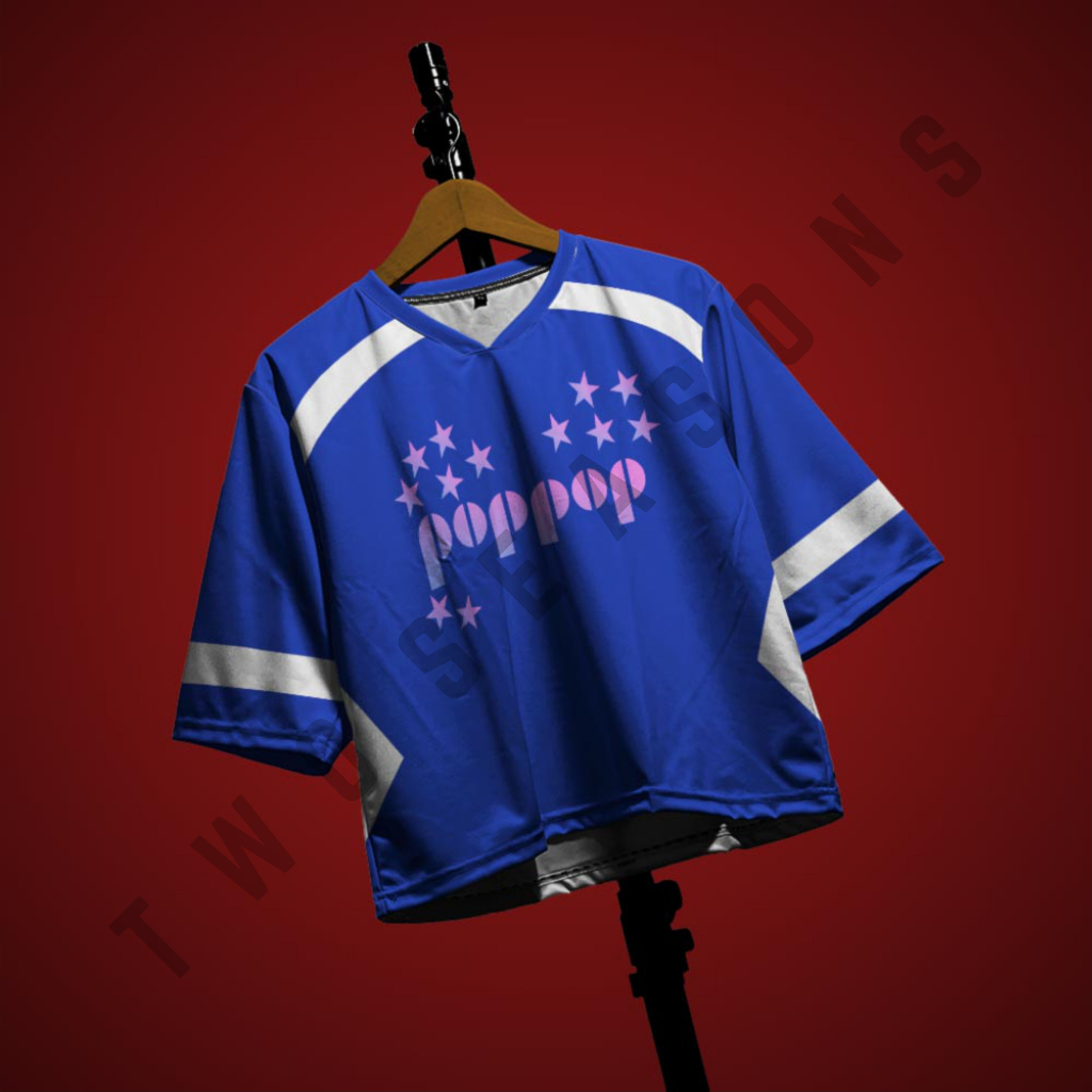 TWO SEASONS Jersey Boxy NCT Wish Poppop Kpop Streetwear Oversize Y2k Vintage Bloke Core Custom Full 
