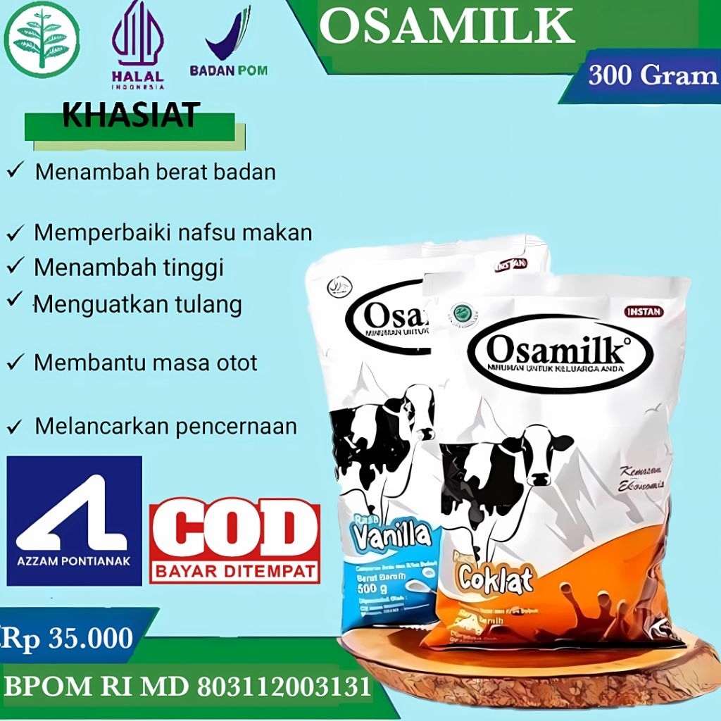 

Osamilk susu penggemuk badan dewasa anak anak penambah nafsu makan tambah tinggi