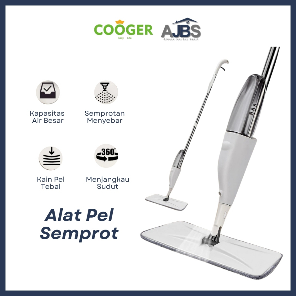 Cooger Pel Lantai Spray Mop - Spray Mop Pel Lantai - Alat Pel CGR013