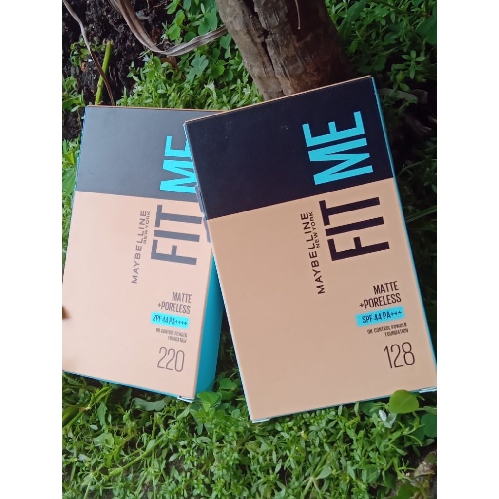 MAYBELLINE FIT ME 24HR OIL CONTROL POWDER FOUNDATION - TWC Two Way Cake SPF44 Bebas Kilap 24 Jam // 
