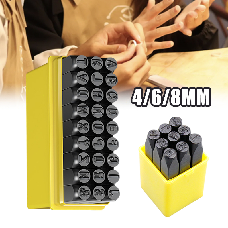 

Number Letter Punch Angka Dan Huruf Ketok Besi Numbers Alphabets Printing Tool Ukuran 4mm 6mm 8mm Steel Stamp