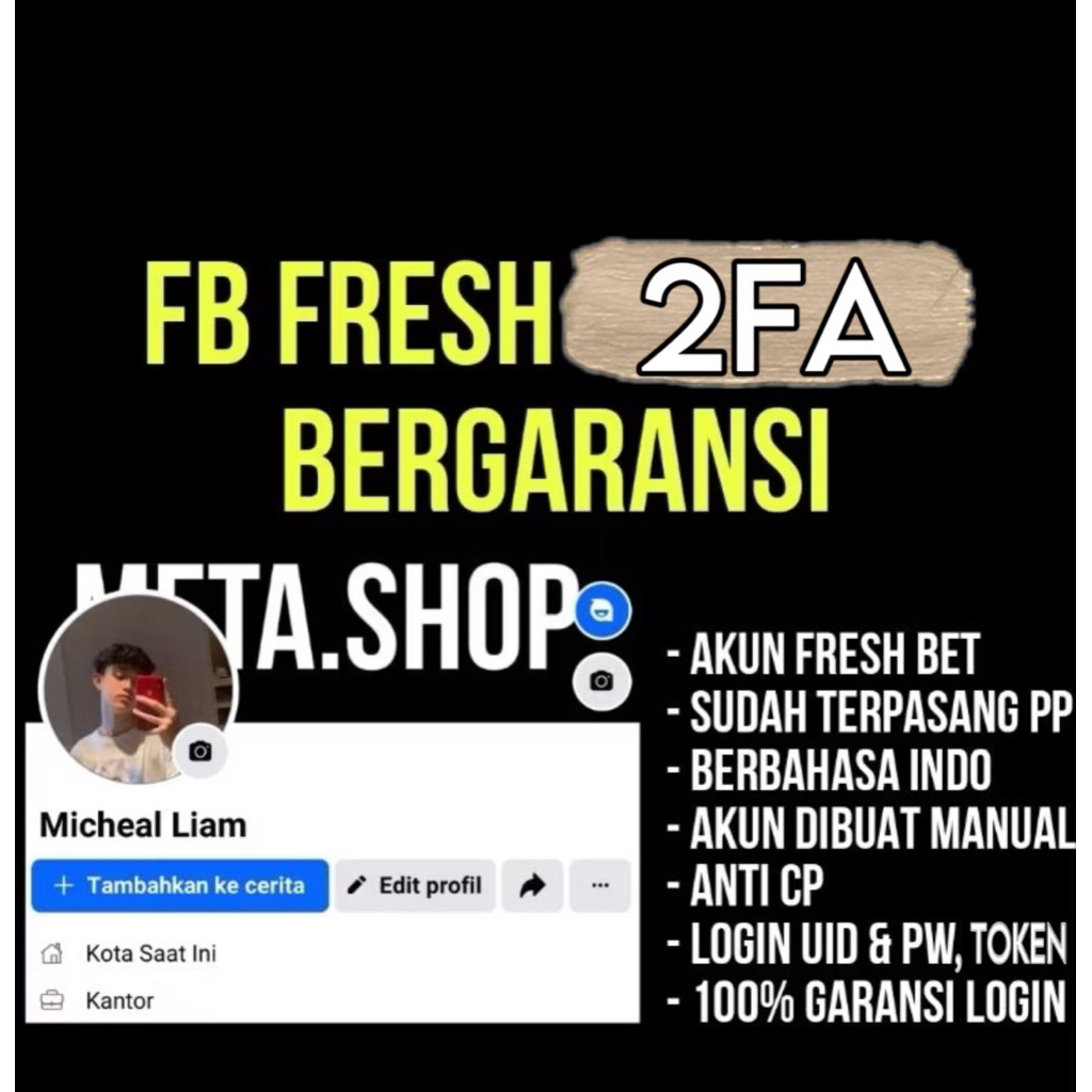 Akun fb fresh 2fa