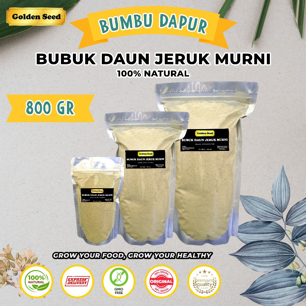 

BUBUK DAUN JERUK PURUT MURNI / DAUN JERUK BUBUK ASLI / BUBUK TABUR DAUN JERUK PURUT