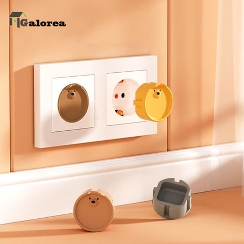 Galorea Tutup Stop Kontak Listrik Silikon Penutup Stop Kontak Penutup Colokan Listrik Safety Socket 