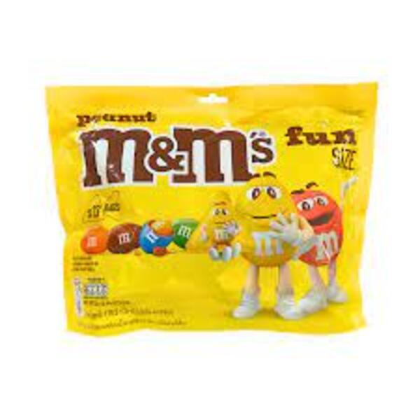 

M&M'S PEANUT CHOCOLATE FUN SIZE 13 PCS (HALAL)