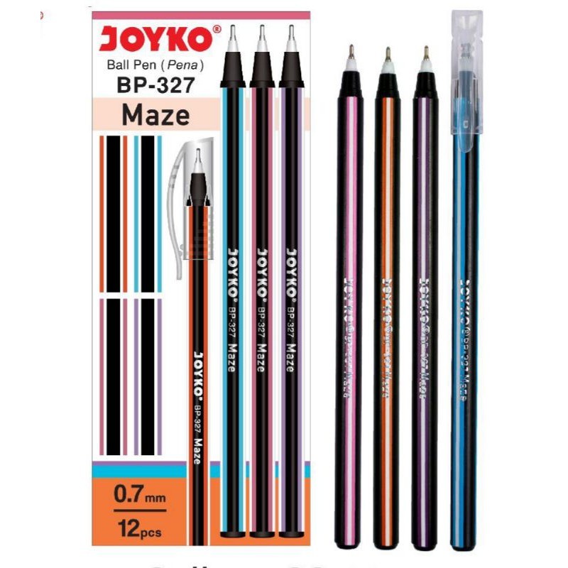 

Pulpen Joyko Maze 0.7mm Ball Pen (BP-327) -12 PCS