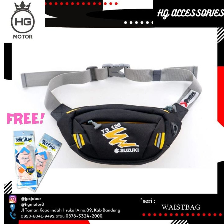 tas selempang murah waist bag tas pinggang ktm ts husqvarna xdhose