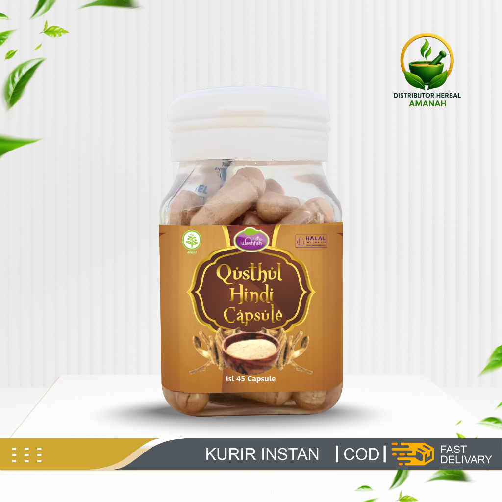 Qusthul Hindi Qist Al hindi Washfah Original 45 Kapsul