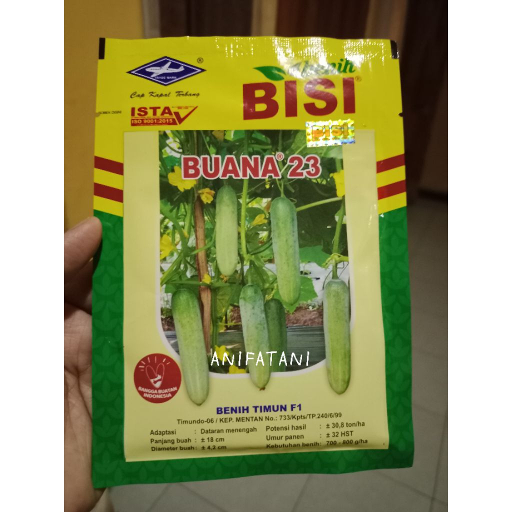 benih timun BUANA 23 20gram