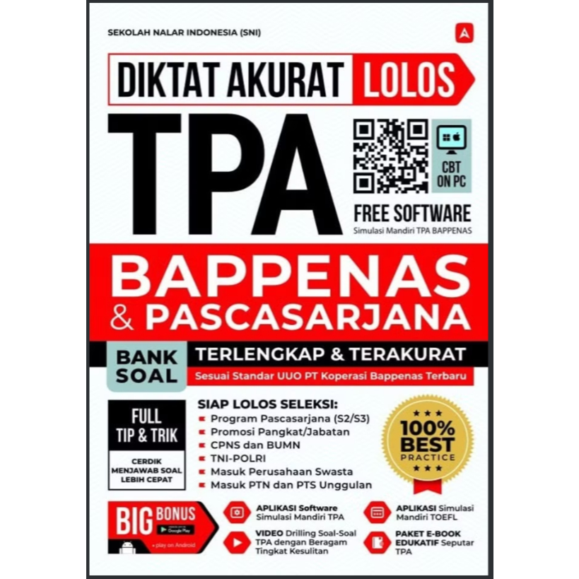 Diktat Akurat Lolos Tpa Bappenas & Pascasarjana / Tpa Bappenas