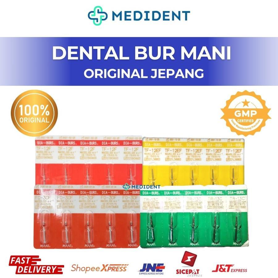 Dental Bur Mani / Mani Bur Gigi / Bur Mani ORIGINAL JEPANG / Mani Bur