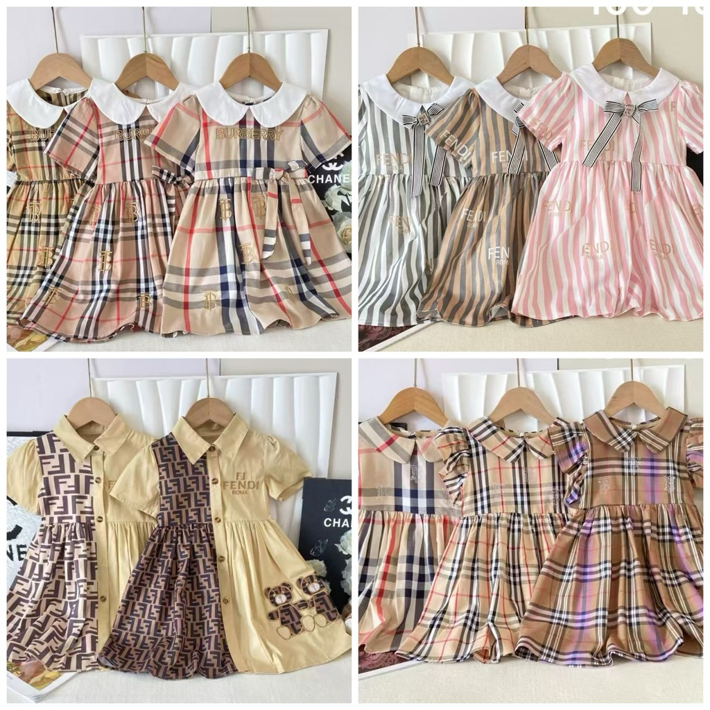 Dress Anak Perempuan / Dress Anak Import / 1-8 Tahun