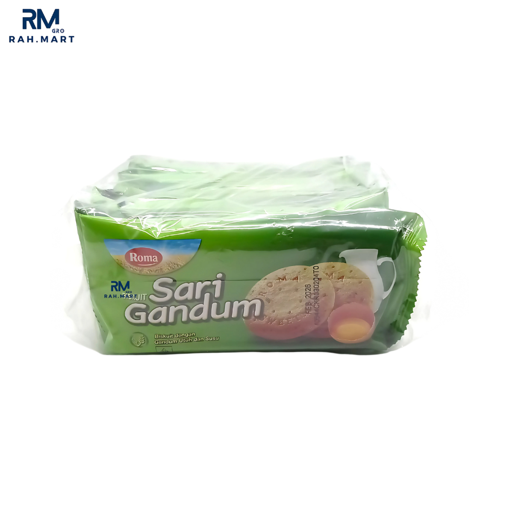 

Roma Biskuit Sari Gandum Sachet 39gr (Isi:10)