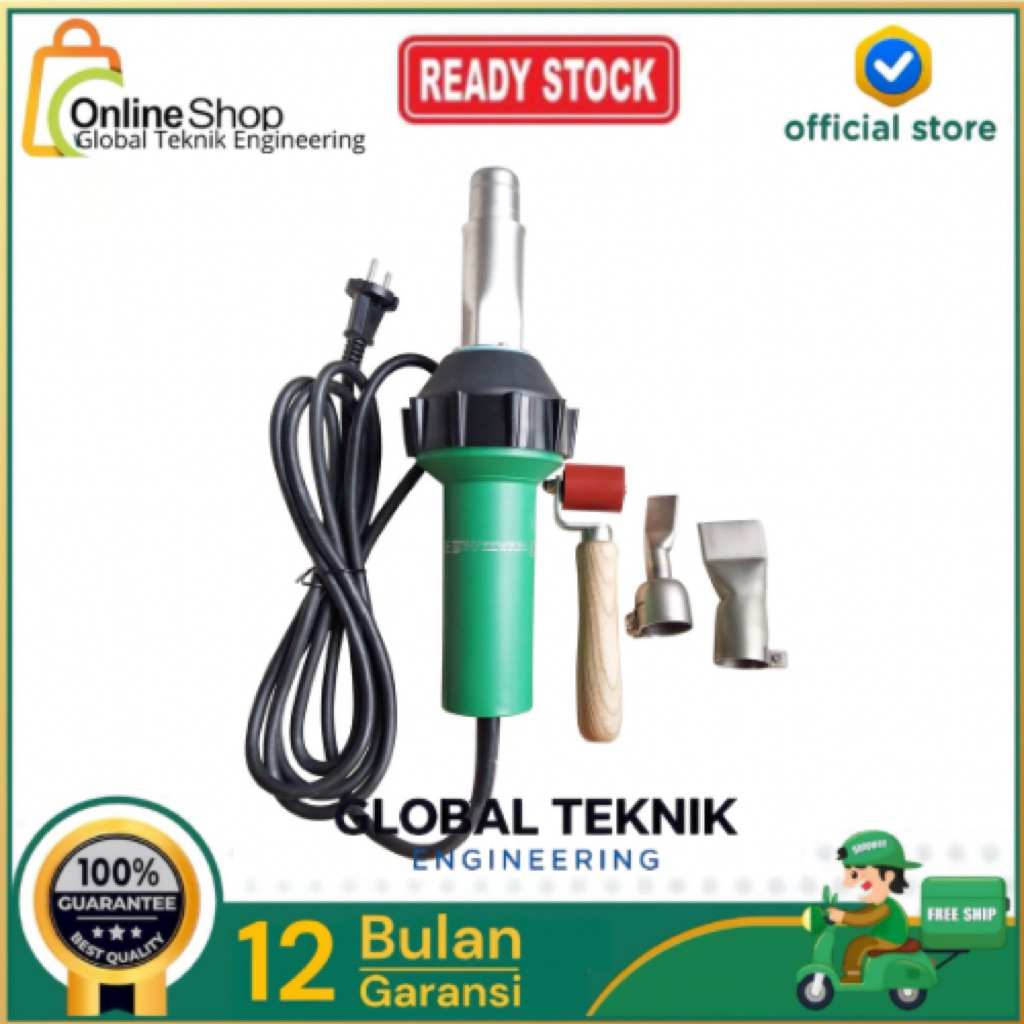 Hot Air Torch Plastic Welding Gun Welder 220V 1600W