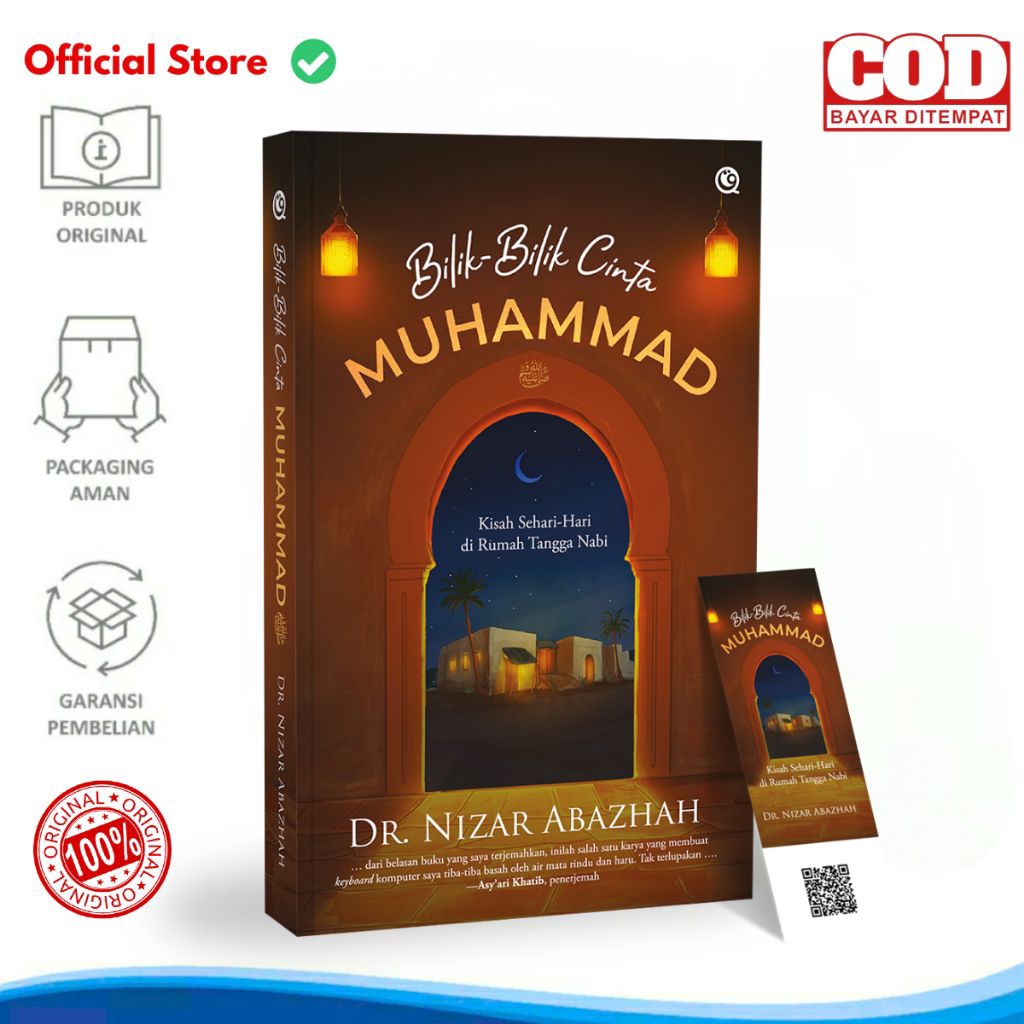 Ori Buku Bilik Bilik Cinta Muhammad Teladan Suci Kisah Sehari Hari Rumah Tangga Nabi Nasihat dan Kad