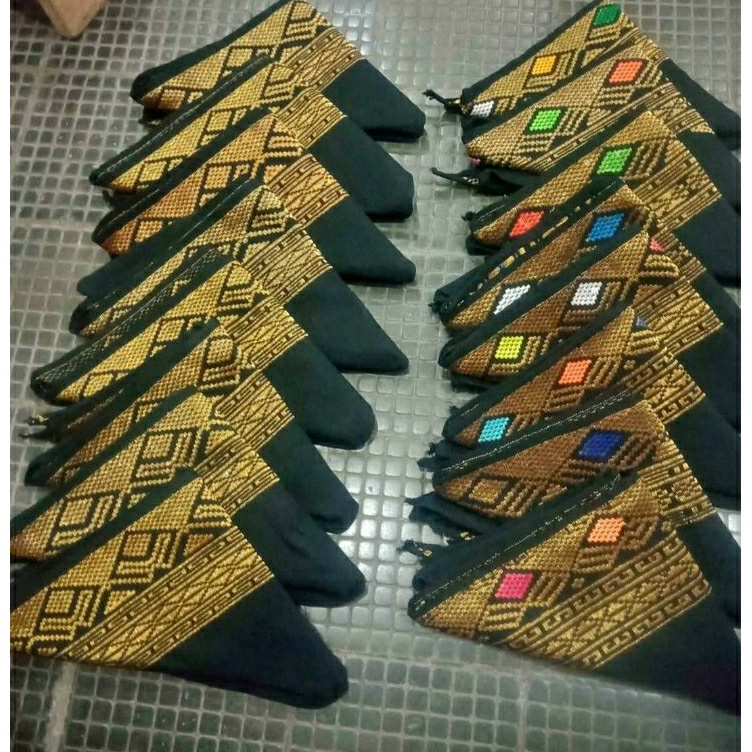 KODE D7A Udeng sapuk Tenun Songket Asli Khas Lombok NTB