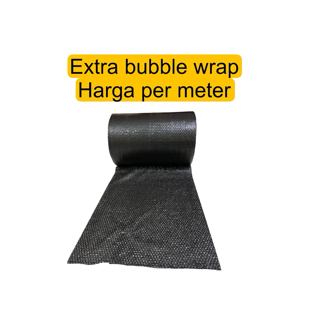 

Extra bubble wrap / Tambahan packing bubble wrap harga per meter