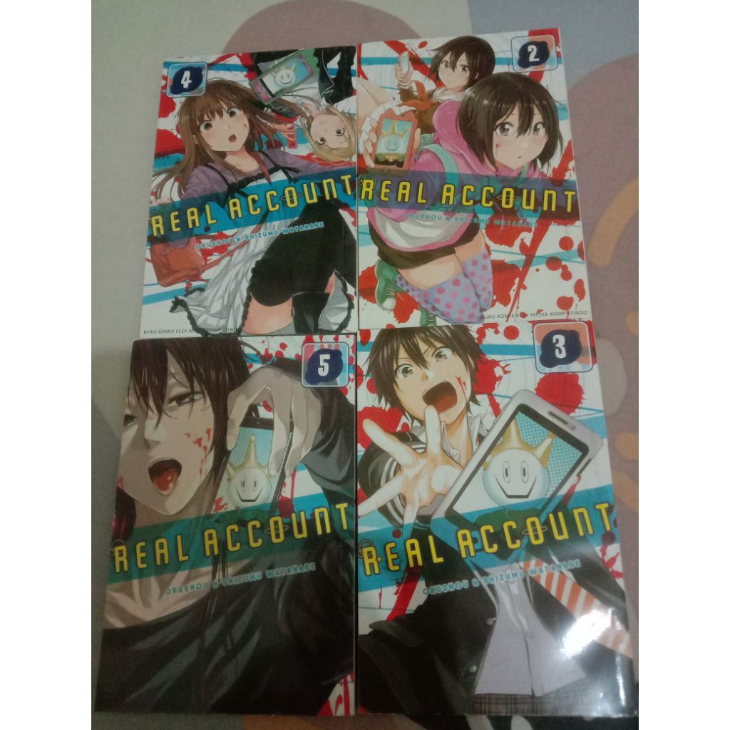 Komik Real Account 2-5 set (preloved)